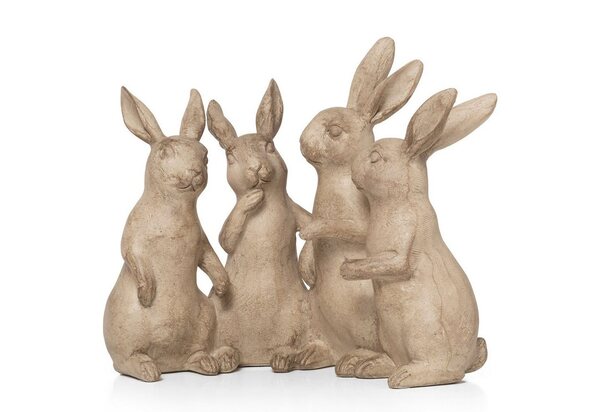 Bild 1 von Moritz Dekofigur »Dekohasen Rudel Osterhasen«, Polyresin Osterdeko Ostern Dekoration Kaninchen Osterhase Garten Figuren Gartendeko