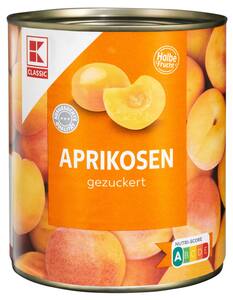 K-CLASSIC Aprikosen, 820-g-Dose