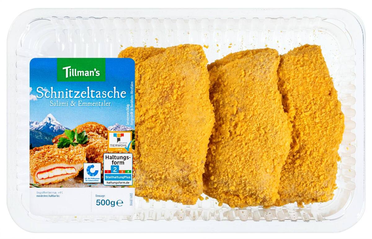 Bild 1 von TILLMAN'S Schnitzeltasche vom Schwein, 3 St. = 500-g-Packg.