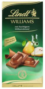 LINDT Williamsschokolade, 100-g-Tafel