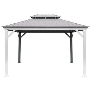 Sojag Pavillon Messina champagner Metall B/H/L: ca. 483x307x363 cm