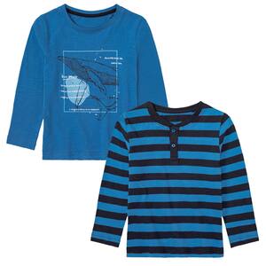 KUNIBOO® Kinder-Langarmshirts, 2-St.-Packg.