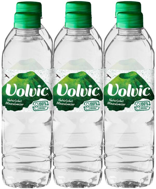 Bild 1 von VOLVIC Naturelle, Packg. 6 x 0,5-l-PET-Fl.