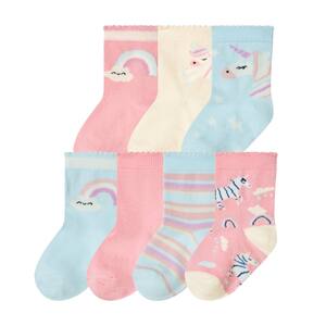 KUNIBOO® Kinder-Socken, 7 Paar