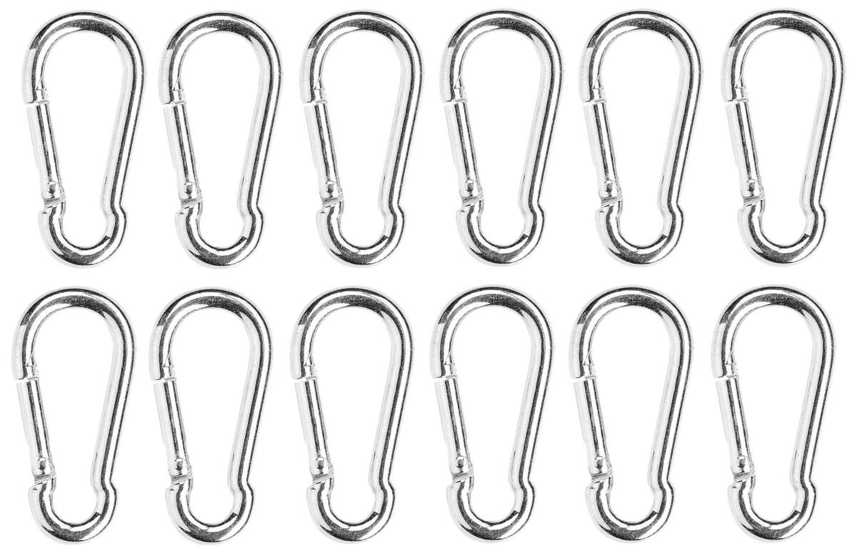 Bild 1 von PARKSIDE® Karabiner-Haken 50 mm, 12-St.-Packg.