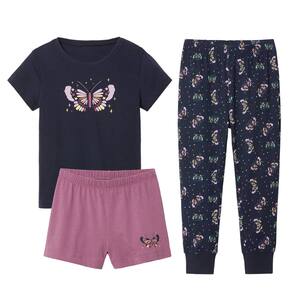 KUNIBOO® Kinder-Pyjama 3-teilig, 3-teilig