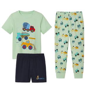 KUNIBOO® Kinder-Pyjama 3-teilig, 3-teilig