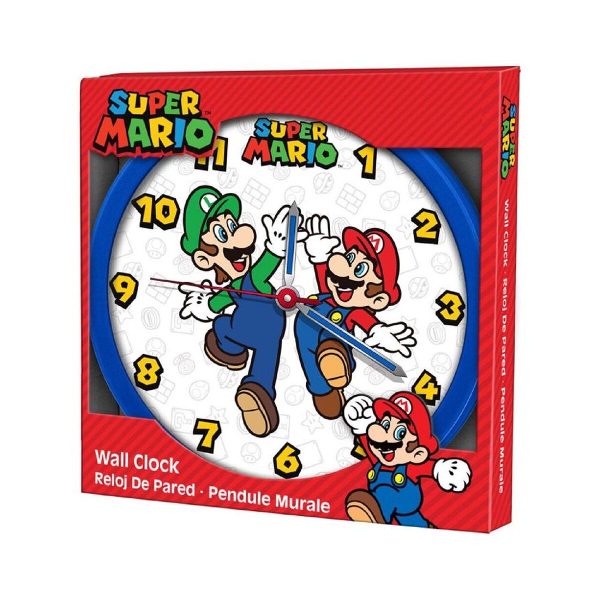 Bild 2 von Super Mario analoge Wanduhr 25cm: Der Blickfang für jedes Gamer-Zimmer