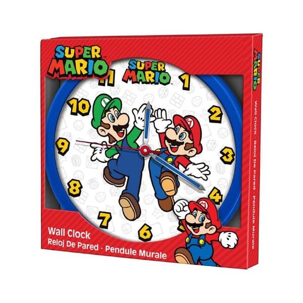 Bild 2 von Super Mario analoge Wanduhr 25cm: Der Blickfang für jedes Gamer-Zimmer