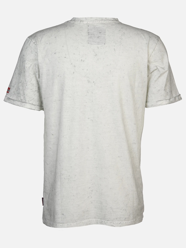 Bild 2 von Herren T-Shirt mit Frontbild Weiß