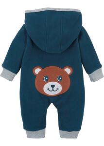 Baby Fleece-Overall, 56/62, Blau