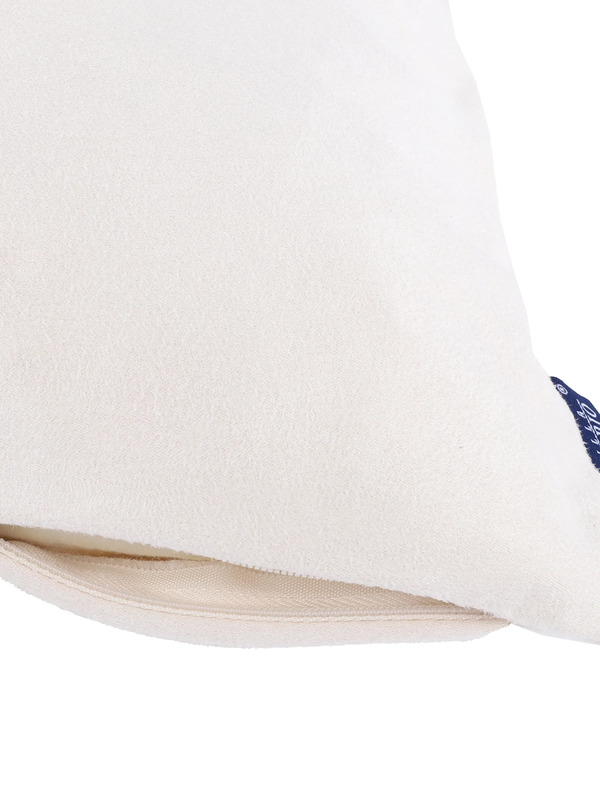 Bild 3 von Kissenhülle in Wildlederoptik 40x40cm Weiß