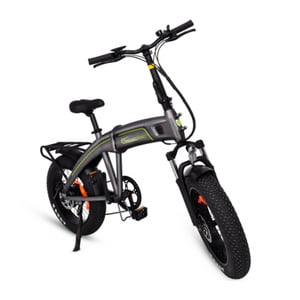 SachsenRad E-Bike Klapprad, Reifen: 20", max. Geschwindigkeit: 25 km/h - schwarz | grau