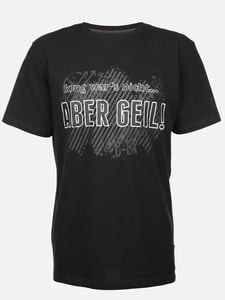 Herren T-Shirt mit lustigen Sprüchen Schwarz