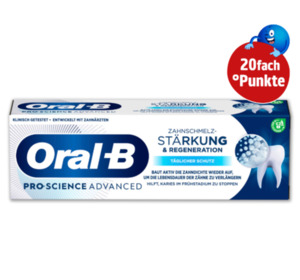 20fach °Punkte beim Kauf von Oral-B Zahncreme Pro-Science Advanced