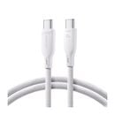 Bild 1 von Daten-Kabel Joyroom SA34-CC3 USB-C – USB-C PD-Kabel 60 W 480 Mbit/s 1 m – Weiß Ladekabel