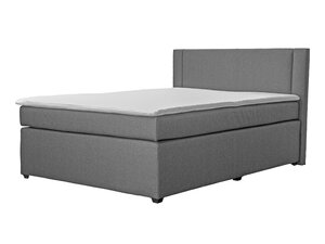 Boxspringbett 140 x 200 cm grau - ROGER