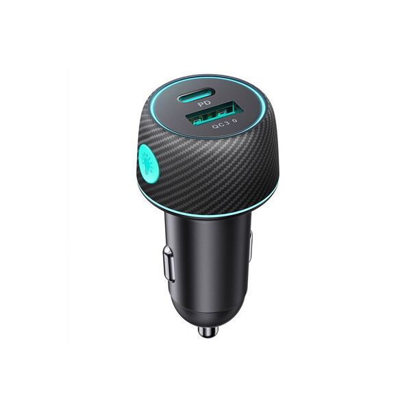 Bild 1 von Autoladegerät Schnellladegerät 60W USB-C USB-A JR-CCN01 - Schwarz