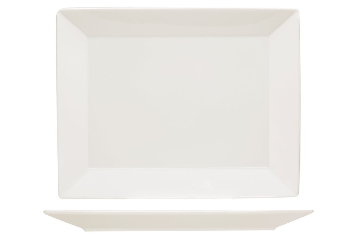 Bild 1 von METRO Professional Platte Modern, Porzellan, 21 x 17 cm, rechteckig, weiß