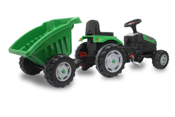 Bild 3 von JAMARA Trettraktor mit Hänger Strong Bull grün