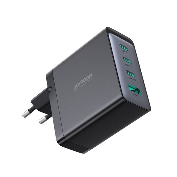 Bild 2 von JR-TCG04EU 100W GaN-Ladegerät 3x USB-C USB-A + USB-C / USB-C-Kabel 100W - Schwarz