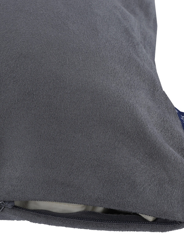 Bild 3 von Kissenhülle in Wildlederoptik 40x40cm Grau