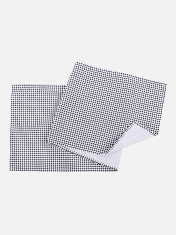 Bild 2 von Tischdecke im Karolook 40x140cm Grau