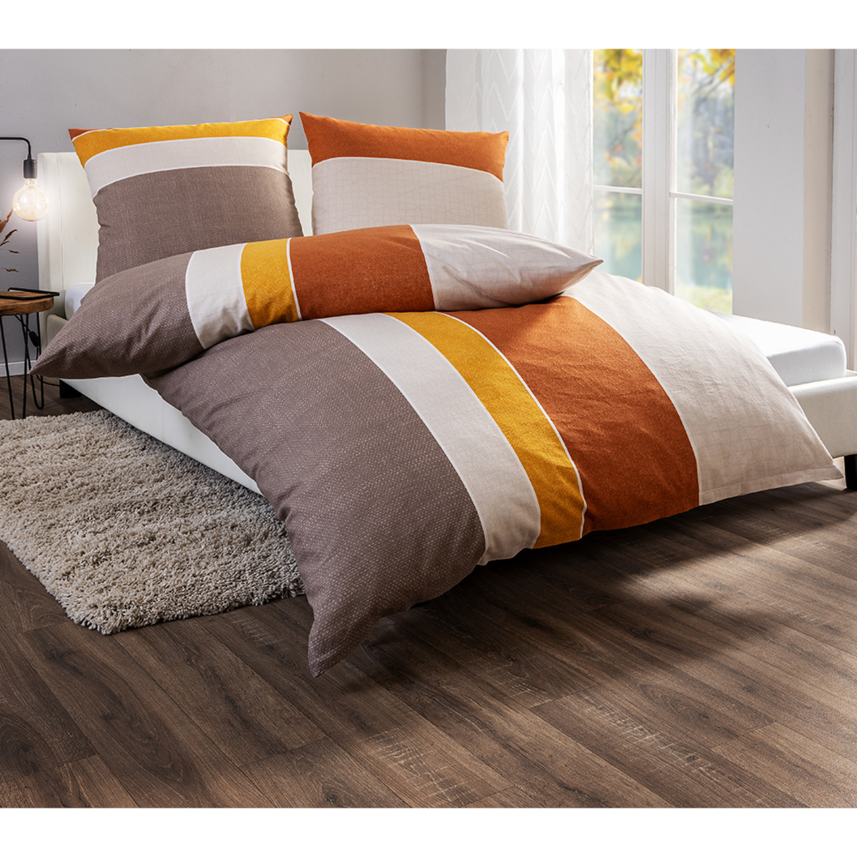 Bild 2 von Feinbiber-Bettwäsche - ca. 155 x 220 cm