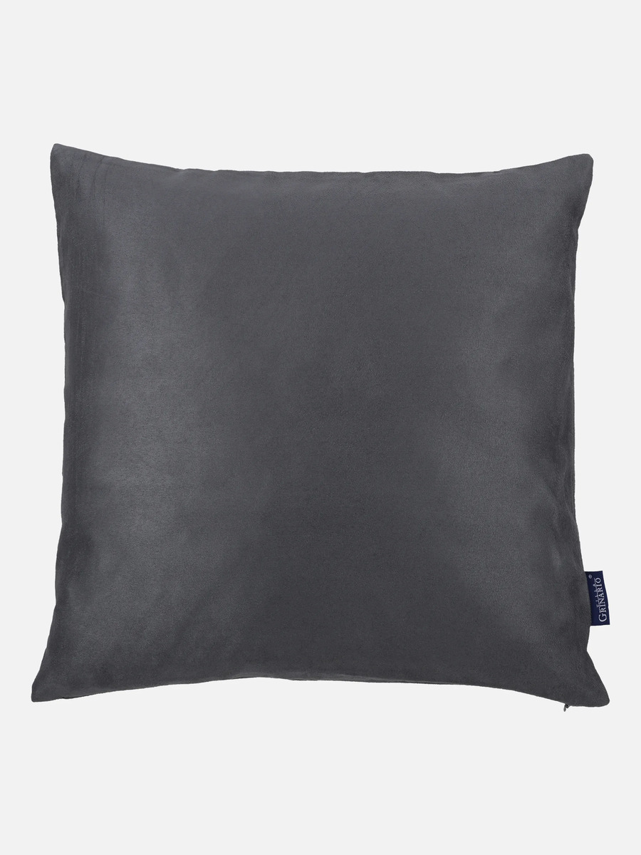 Bild 1 von Kissenhülle in Wildlederoptik 40x40cm Grau
