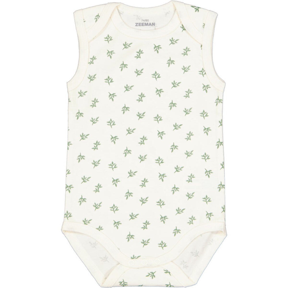 Bild 1 von Babybody Ärmellos Umschlaghals, Cremefarbe, 86/92