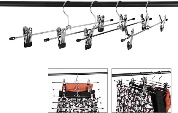 Bild 3 von Hosenbügel aus Metall, 31 cm Kleiderbügel, 20er Set