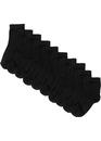 Bild 1 von Kurzsocken mit Bio-Baumwolle (10er Pack), 39-42, Schwarz