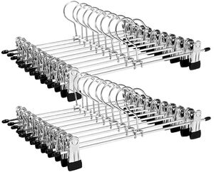 Hosenbügel aus Metall, 31 cm Kleiderbügel, 20er Set