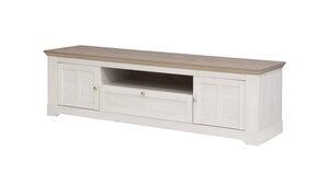 TV - Lowboard Schneeeiche 205 cm - Landhausstil - ILOPPA