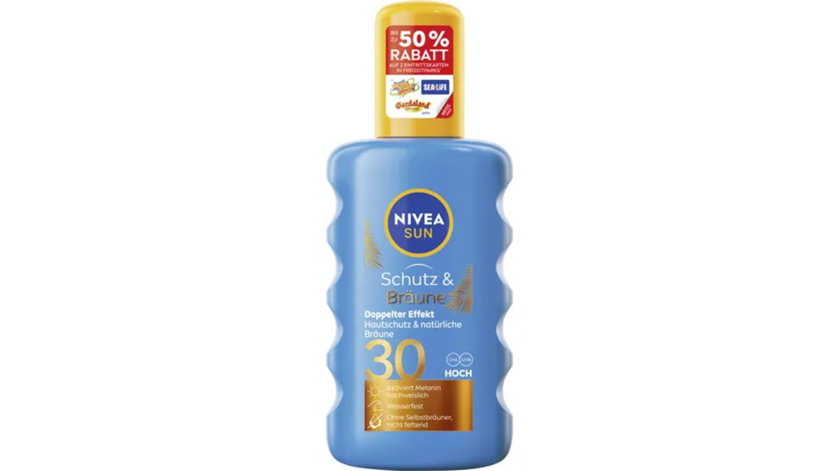 Bild 1 von NIVEA SUN Spray Schutz & Bräune LF30