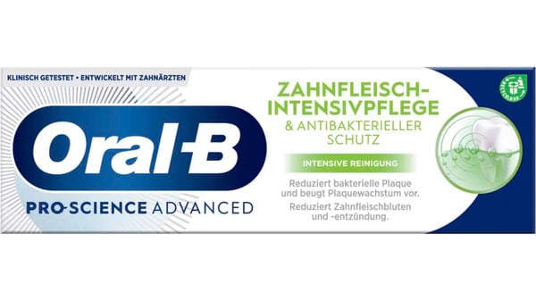 Bild 1 von Oral-B Zahnpasta Zahnfleisch-Intensivpflege & Antibakterieller Schutz Intensive Reinigung 75ml