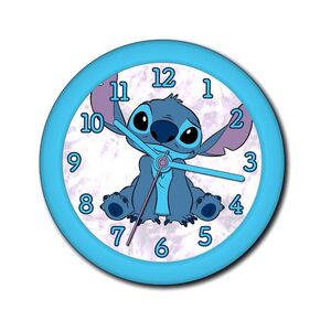 Lilo & Stitch analoge Wanduhr mit 25 cm Durchmesser: Ein farbenfrohes Highlight für dein Zuhause