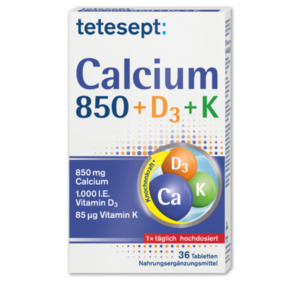 TETESEPT Calcium 850+D3+K*