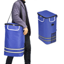 Bild 4 von monzana® Einkaufstrolley Blau Alu 56L 31x24x54cm