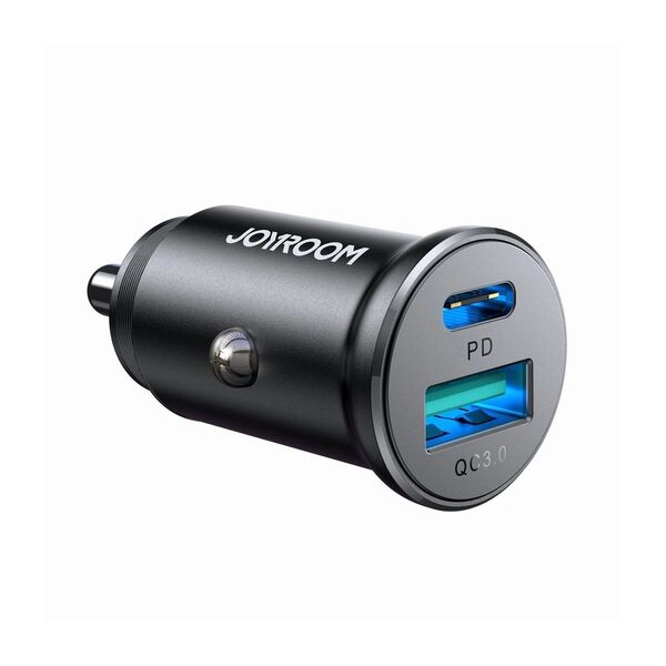 Bild 1 von Zigarettenanzünder-Ladegerät 60W USB-A USB-C Mini-Ladegerät – Schwarz