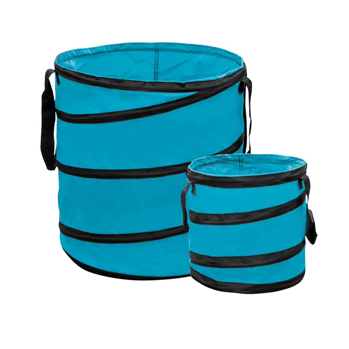 Bild 1 von Powertec Garden Pop-Up Garten- Abfallsack 2er, Hellblau