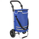 Bild 1 von monzana® Einkaufstrolley Blau Alu 56L 31x24x54cm