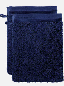 Waschhandschuh 2er Set, 16x21cm Blau