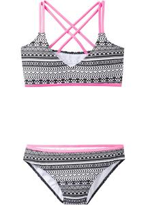 Mädchen Bikini (2-tlg. Set), 176/182, Schwarz