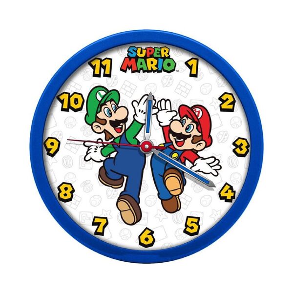 Bild 1 von Super Mario analoge Wanduhr 25cm: Der Blickfang für jedes Gamer-Zimmer