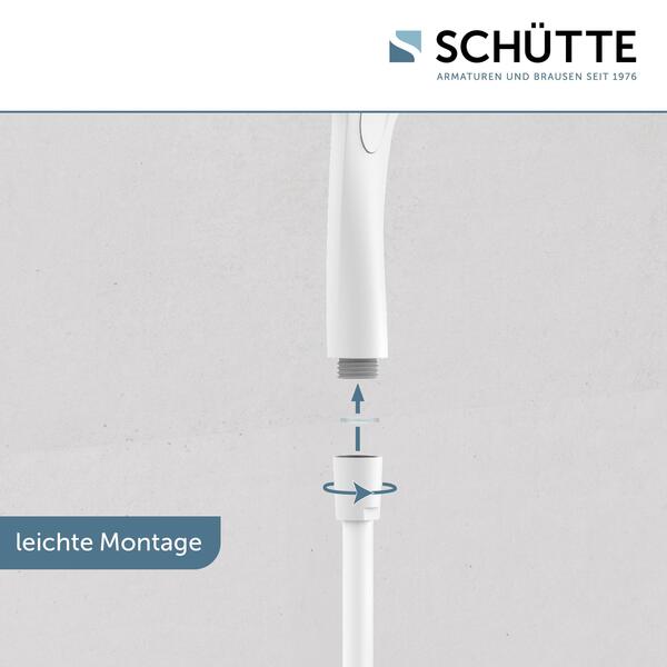 Bild 3 von CAPRI Handbrause, Weiß matt/Anthrazit