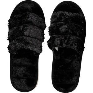 Damen Pantoffeln, Schwarz, 36/37