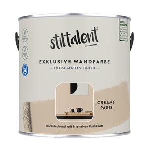 Stiltalent Wandfarbe 'creamy paris' matt 2,5 l