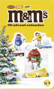 Mars M&M's 3D Adventskalender, 346 g