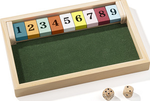 IDEENWELT Rechenspiel Shut the box